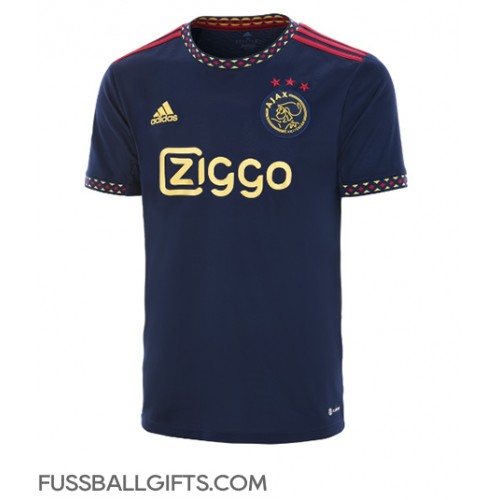 Ajax Fußballbekleidung Auswärtstrikot 2022-23 Kurzarm